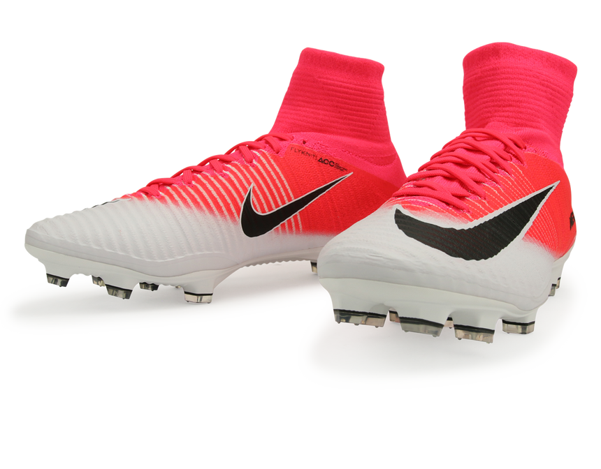 Nike Men's Mercurial Superfly V FG Racer Pink/Black/White
