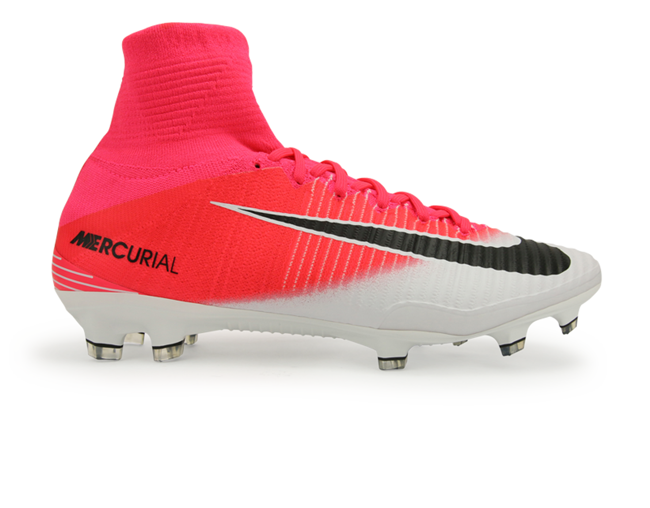 Nike Men's Mercurial Superfly V FG Racer Pink/Black/White