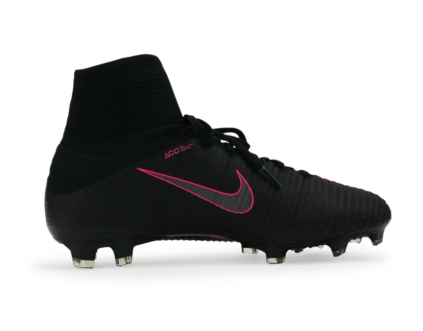 Nike Men's Mercurial Superfly V FG Black/Black/Pink