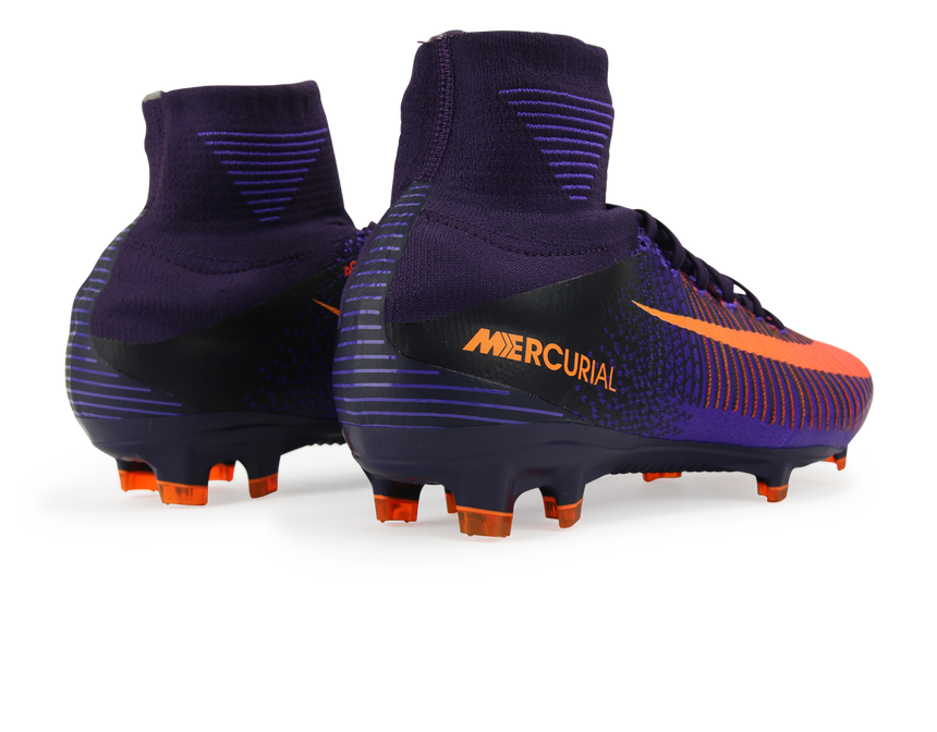 Nike Men's Mercurial Superfly V FG Purple Dynasty/Bright Citrus