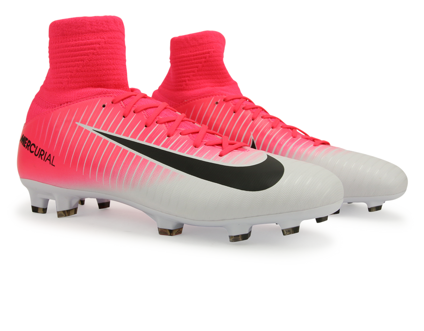 Nike Kids Mercurial Superfly V FG Racer Pink/Black/White – Azteca