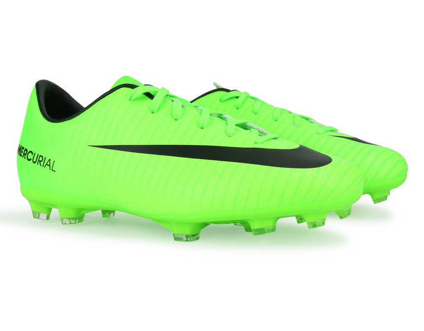 Nike Kids Mercurial Victory VI FG Electric Green/Black/Flash Lime