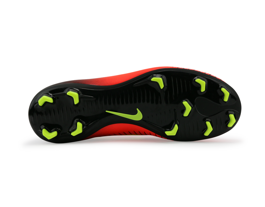 Nike Kids Mercurial Vapor XI FG Total Crimson/Volt Black/Pink Blast
