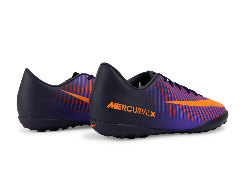 Nike Kids MercurialX Victory VI Turf Soccer Shoes Pure Dynasty