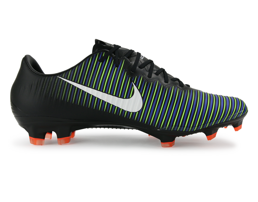 Nike Men's Mercurial Vapor XI FG Black/White/Electric Green