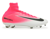 Nike Men's Mercurial Veloce III Dynamic Fit FG Racer Pink/Black/White