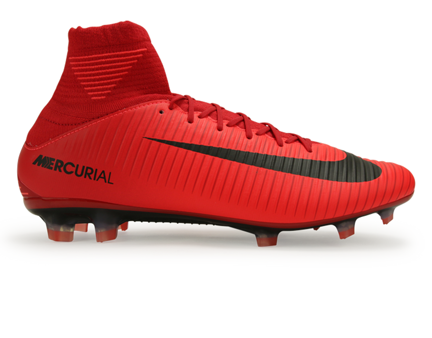 Nike Men's Mercurial Veloce III Dynamic Fit FG University Red