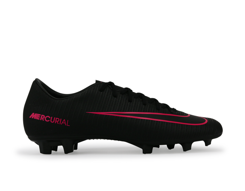 Nike Men's Mercurial Victory VI FG Black/Black/Pink Blast – Azteca