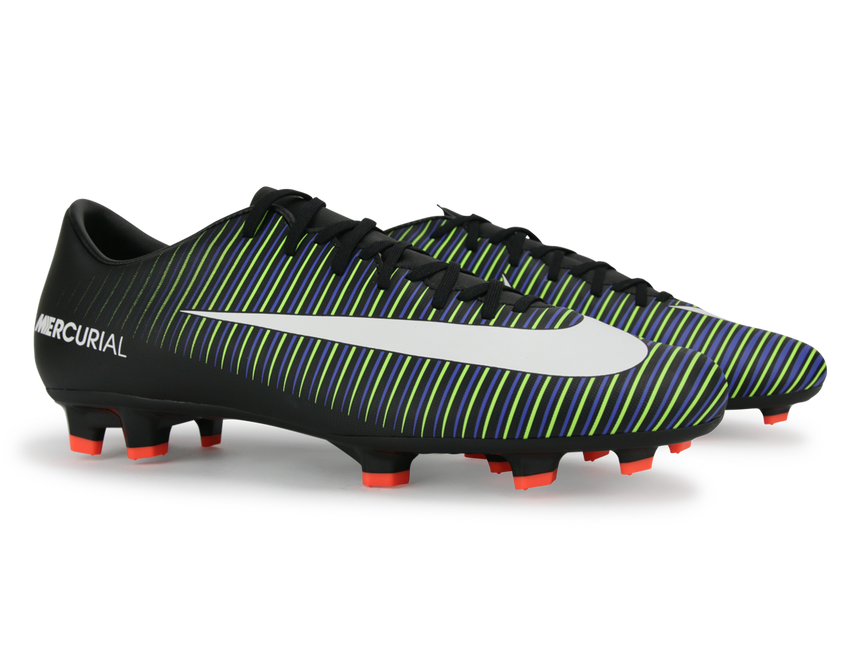 Nike Men's Mercurial Victory VI FG Black/White/Electric Green