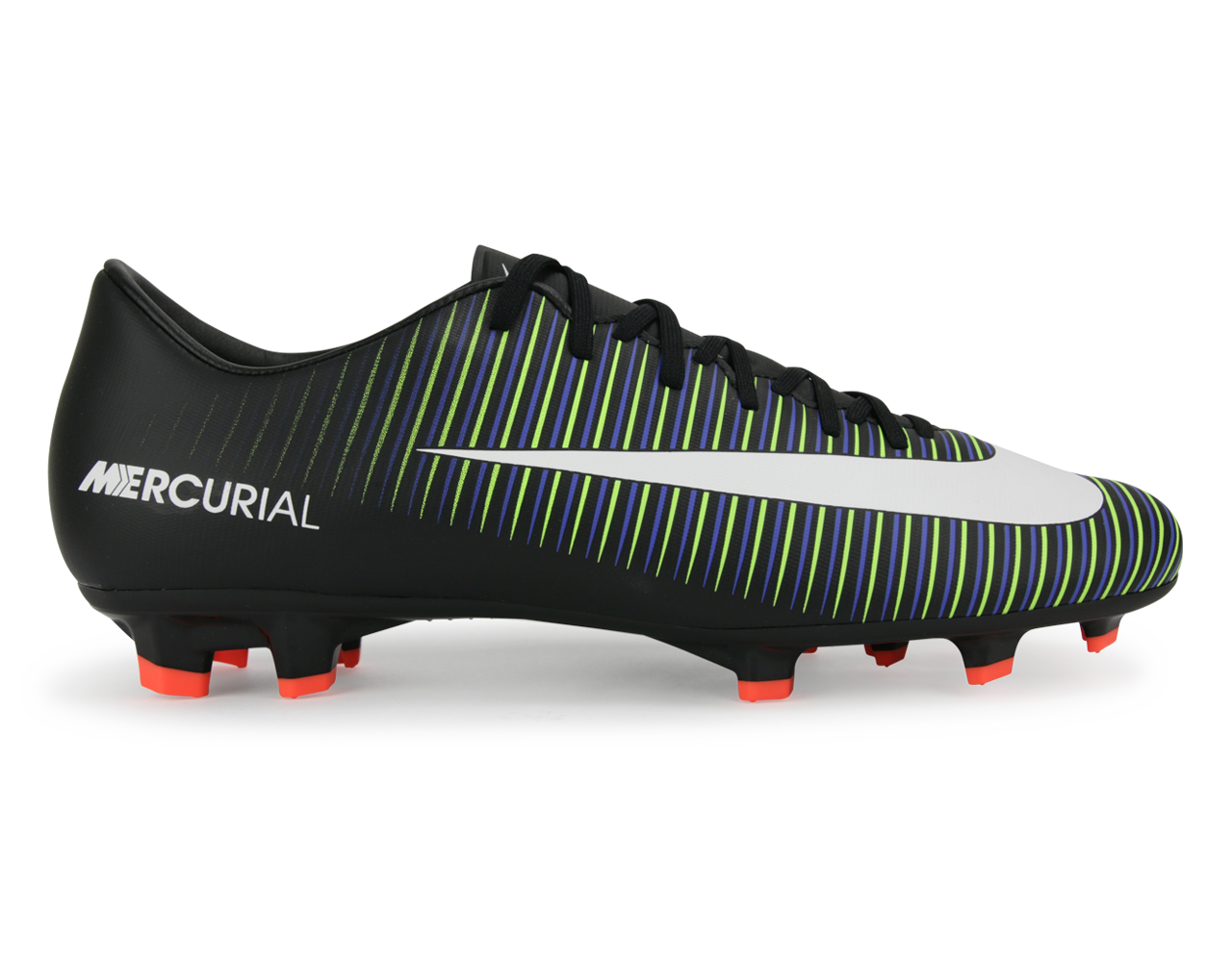 Nike Men s Mercurial Victory VI FG Black White Electric Green