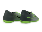 Nike Men's MercurialX Victory VI Indoor Soccer Shoes Pure Platinum/Black/Ghost Green