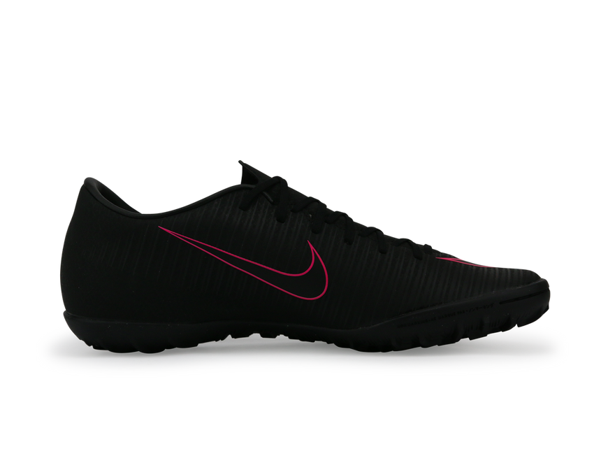 Nike Men's MercurialX Victory VI Turf Soccer Shoes Black/Black/Pink Blast