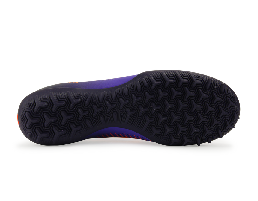 Nike Men's MercurialX Victory VI Turf Soccer Shoes Purple Dynasty/Bright Citrus/Hyper Grape