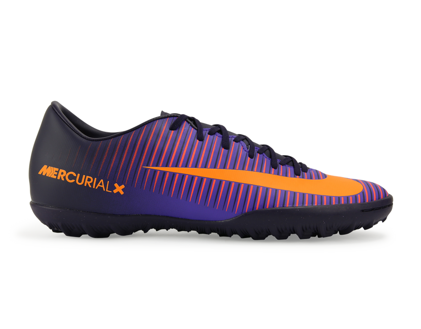 Nike Men's MercurialX Victory VI Turf Soccer Shoes Purple Dynasty