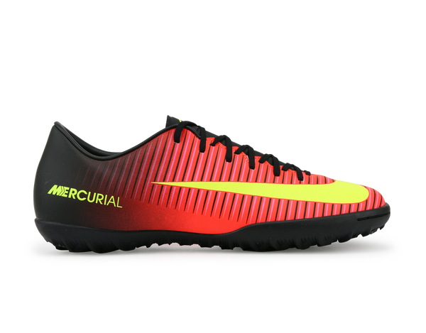 Nike Men s Mercurial Victory VI Turf Scocer Shoes Total Crimson Volt B Azteca Soccer