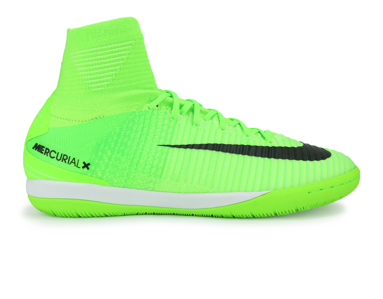 Nike Men's MercurialX Proximo II Dynamic Fit Indoor Soccer Shoes Electric Green/Black/Flash Lime