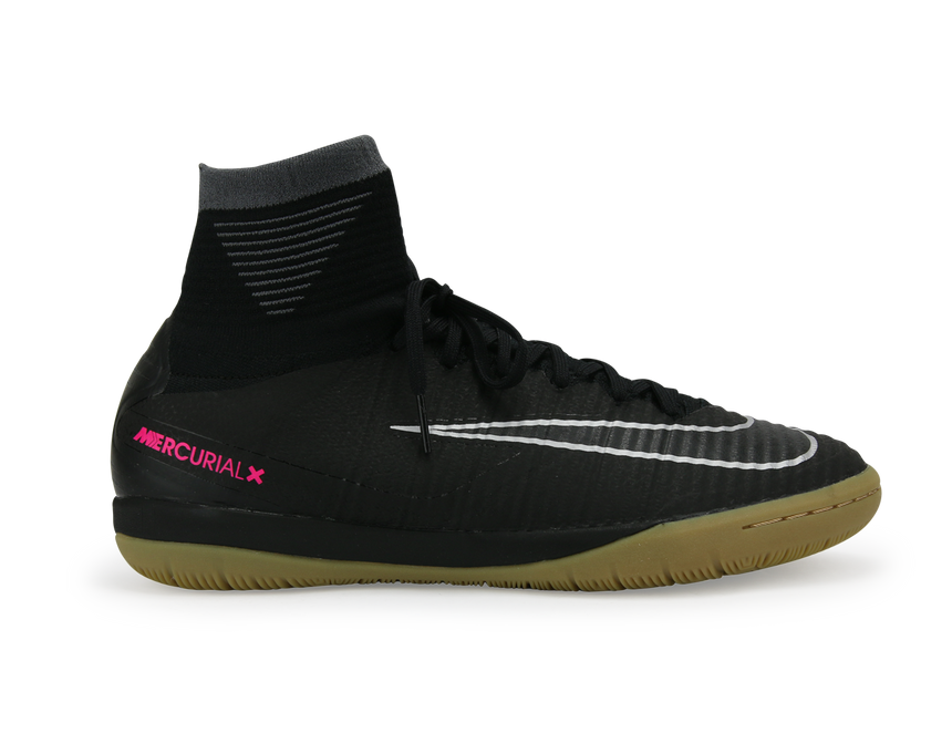 Nike Men's MercurialX Proximo II Indoor Soccer Shoes Black/Black