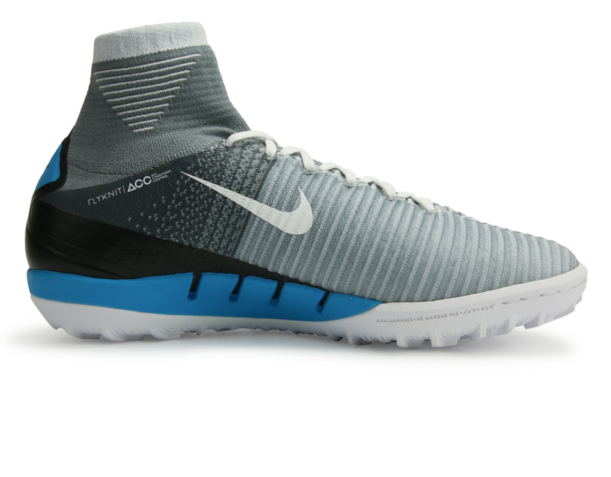 Nike Men's MercurialX Proximo II Dynamic Fit Turf Soccer Shoes Wolf Grey/White/Pure Platinum