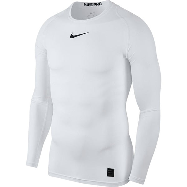 Nike Men's Pro Longsleeve Top White