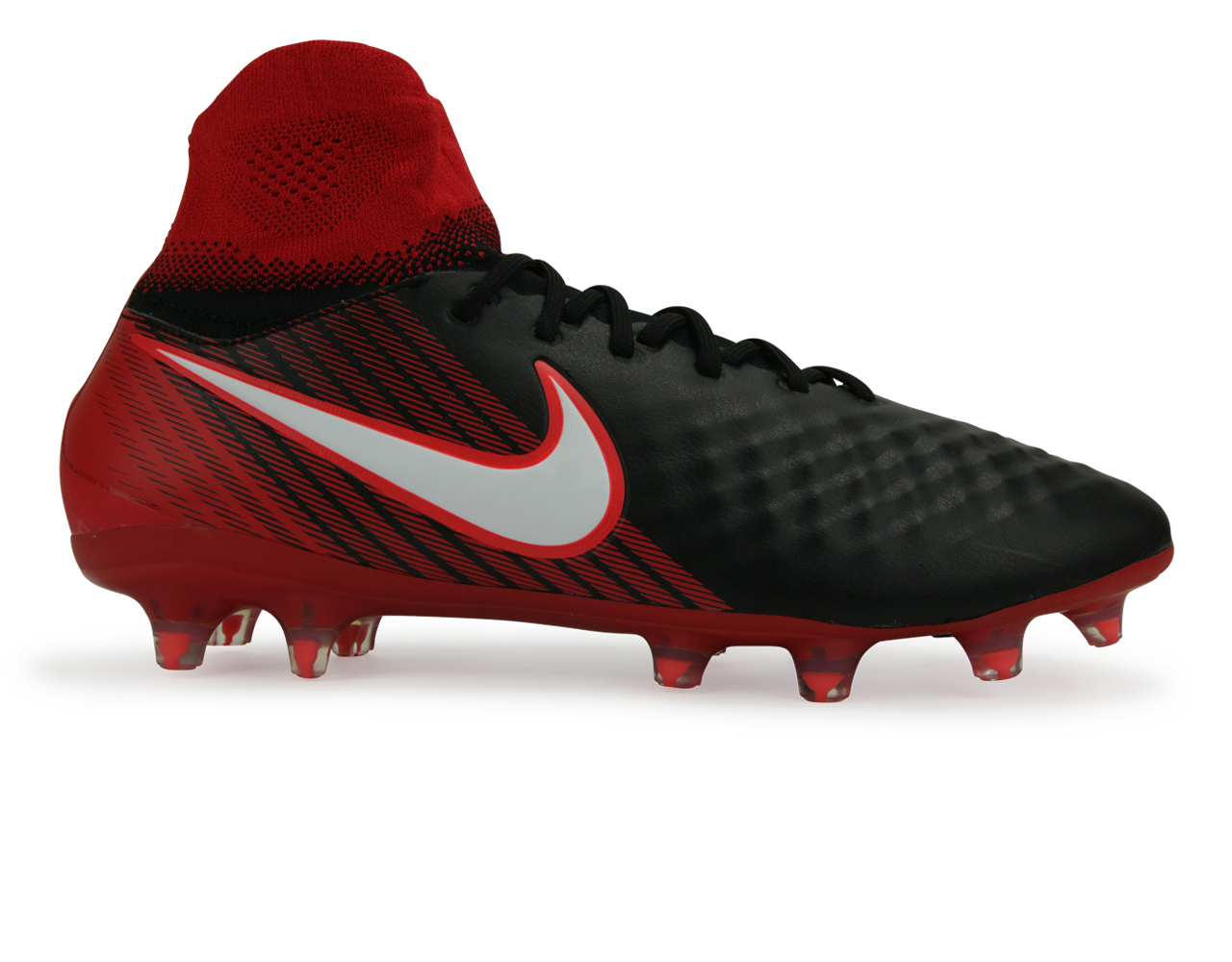 Nike Men s Magista Orden II FG Black White University Red Azteca Soccer