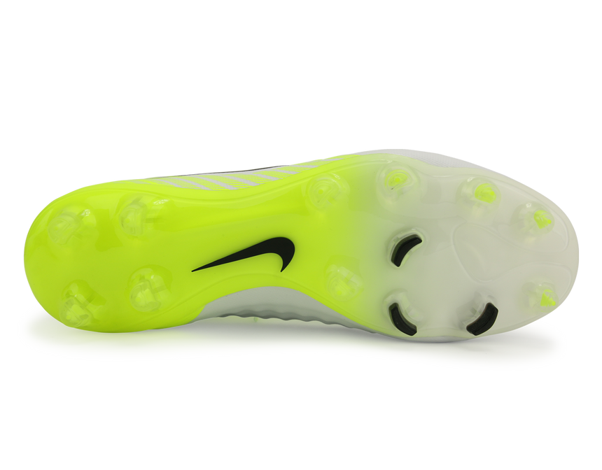 Nike Men's Magista Orden II FG White/Black/Volt/Wolf Grey