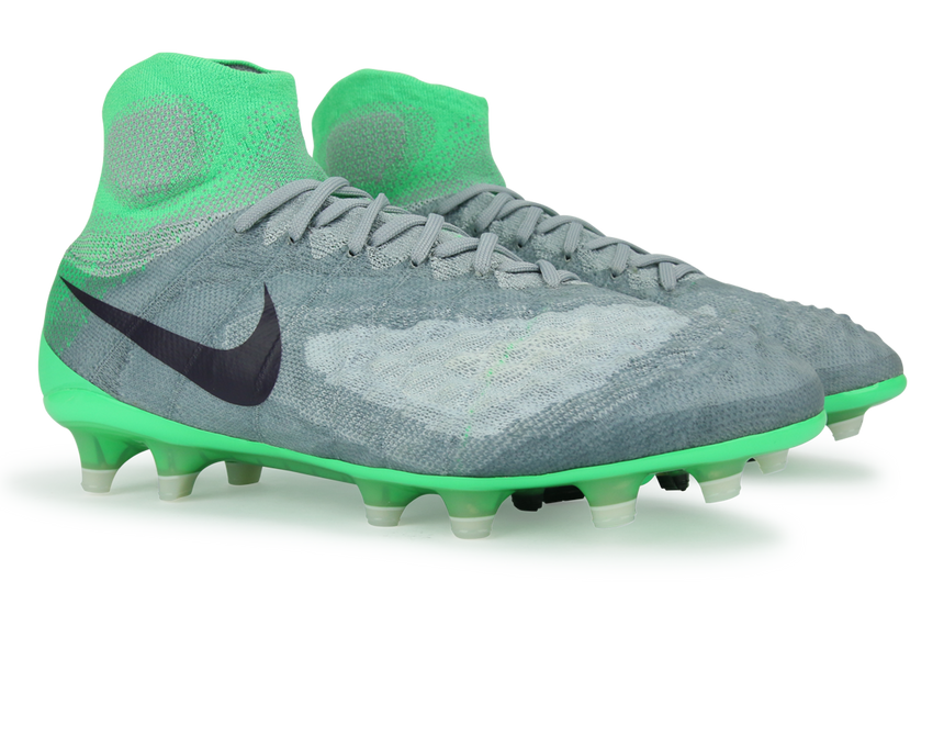 Nike Women's Magista Obra II FG Wolf Grey/Purple Dynasty/Electric Green