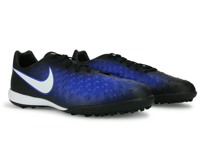 Nike Kids MagistaX Opus Turf Soccer Shoes Black/White/Paramount Blue