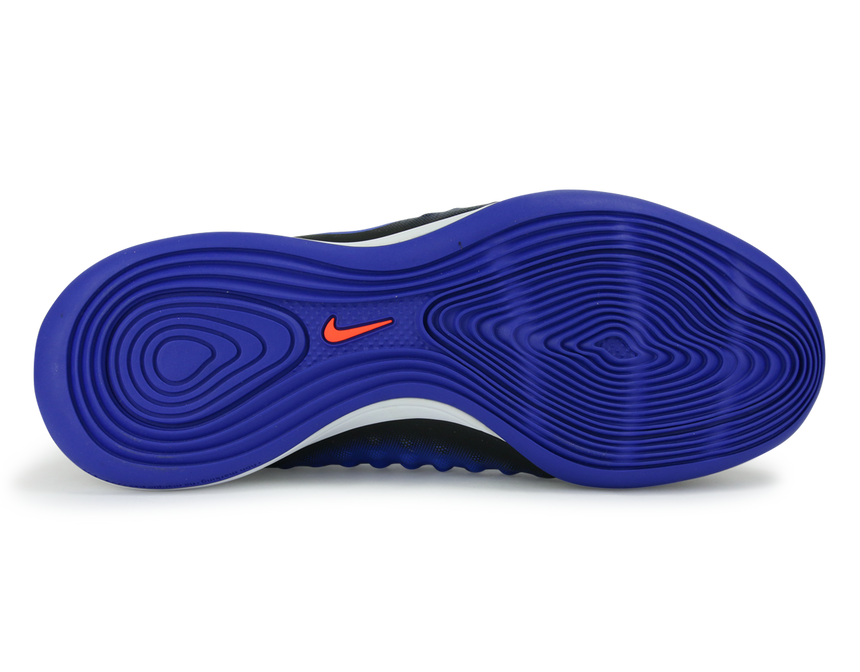 Nike Kids MagistaX Opus Indoor Soccer Shoes Black/White/Paramount Blue