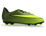 Nike Kids Bravata II FG Black/Volt