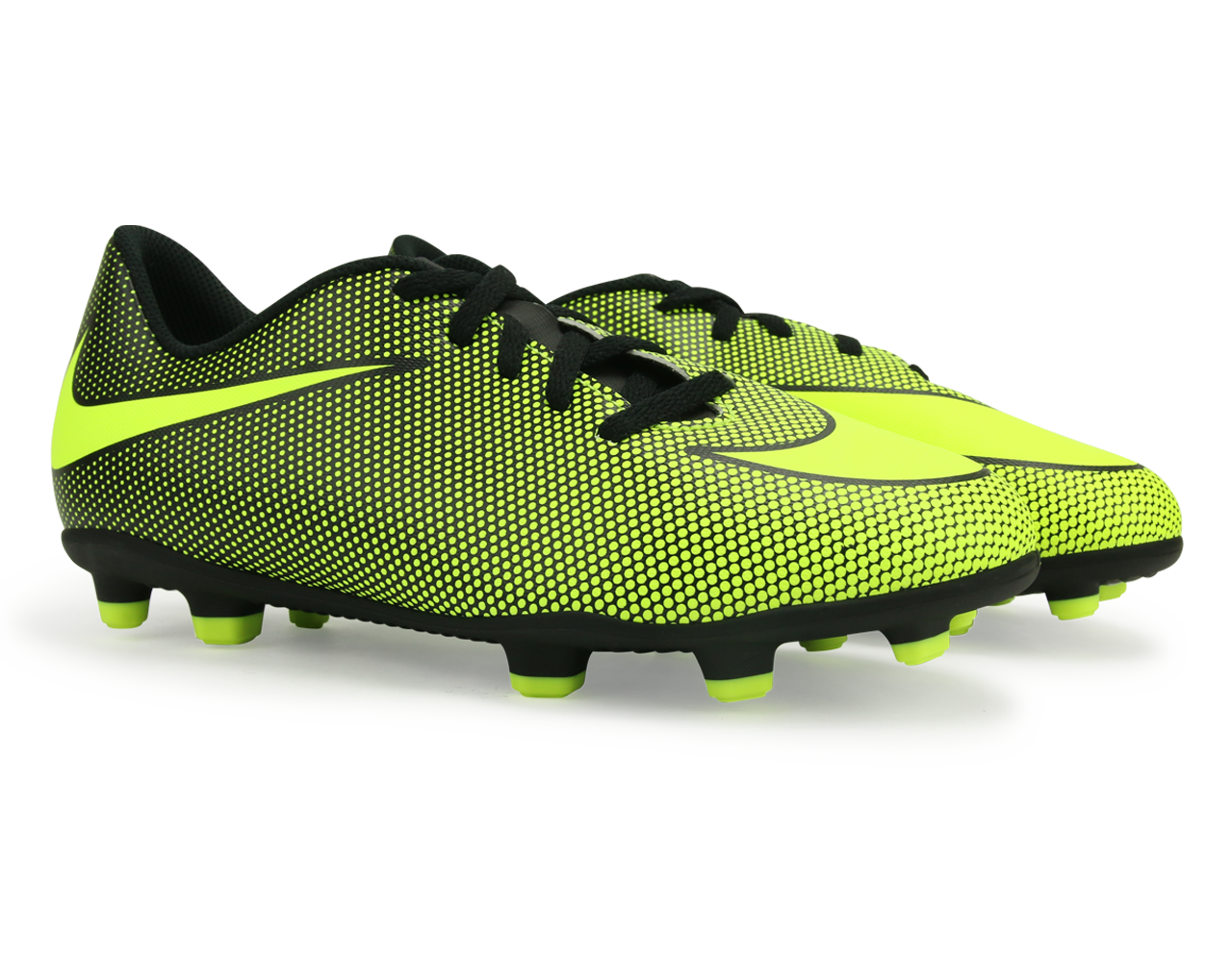 Nike Kids Bravata II FG Black/Volt