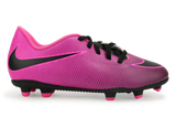 Nike Kids Bravata II FG Pink Blast/Black