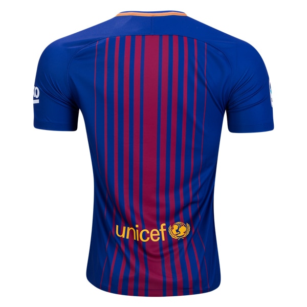 Nike FC Barcelona 2017 2018 Home Jersey Azteca Soccer