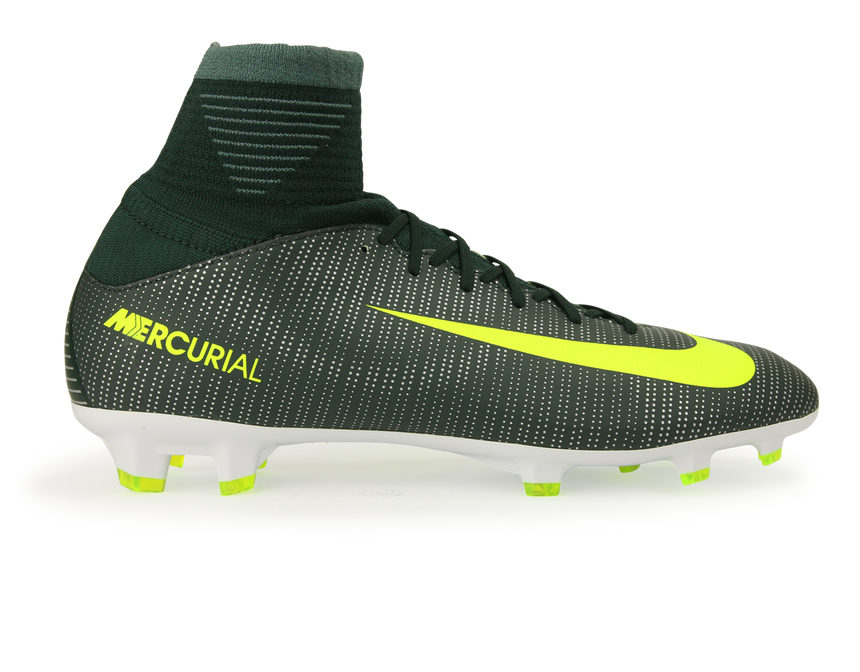 Nike Kids Mercurial Superfly V CR7 FG Seaweed/Volt/Hasta/White