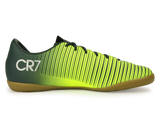 Nike Kids MercurialX Victory VI CR7 Indoor Soccer Shoes Seaweed/Volt/Hasta/White