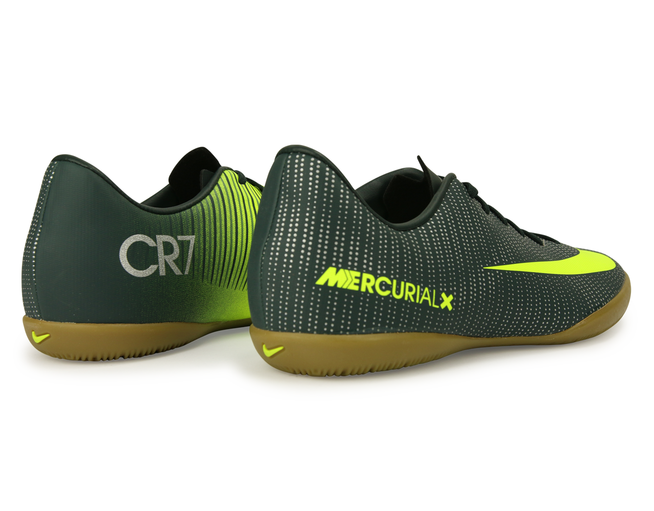 Nike Kids MercurialX Victory VI CR7 Indoor Soccer Shoes Seaweed/Volt/H ...