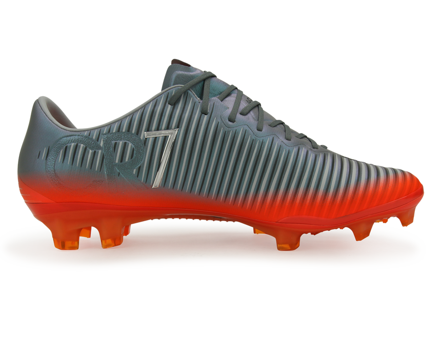 Nike Men's Mercurial Vapor XI CR7 FG Cool Grey/Metallic Hematite Nike Men's Mercurial Vapor XI CR7 FG Cool Grey/Metallic Hematite