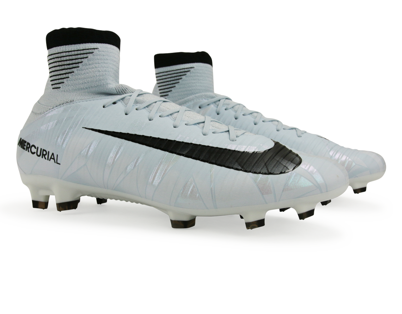 Nike Men s Mercurial Veloce III Dynamic Fit CR7 FG Blue Tint Black Whi Azteca Soccer