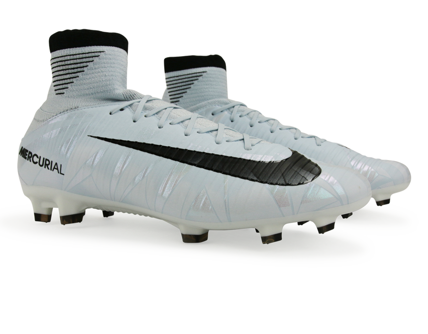 Nike Men's Mercurial Veloce III Dynamic Fit CR7 FG Blue Tint/Black/White