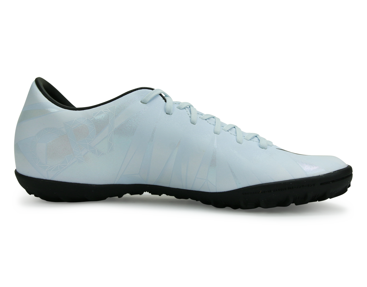 Nike Men's Mercurial Victory VI CR7 Turf Soccer Shoes Blue Tint/Black/White