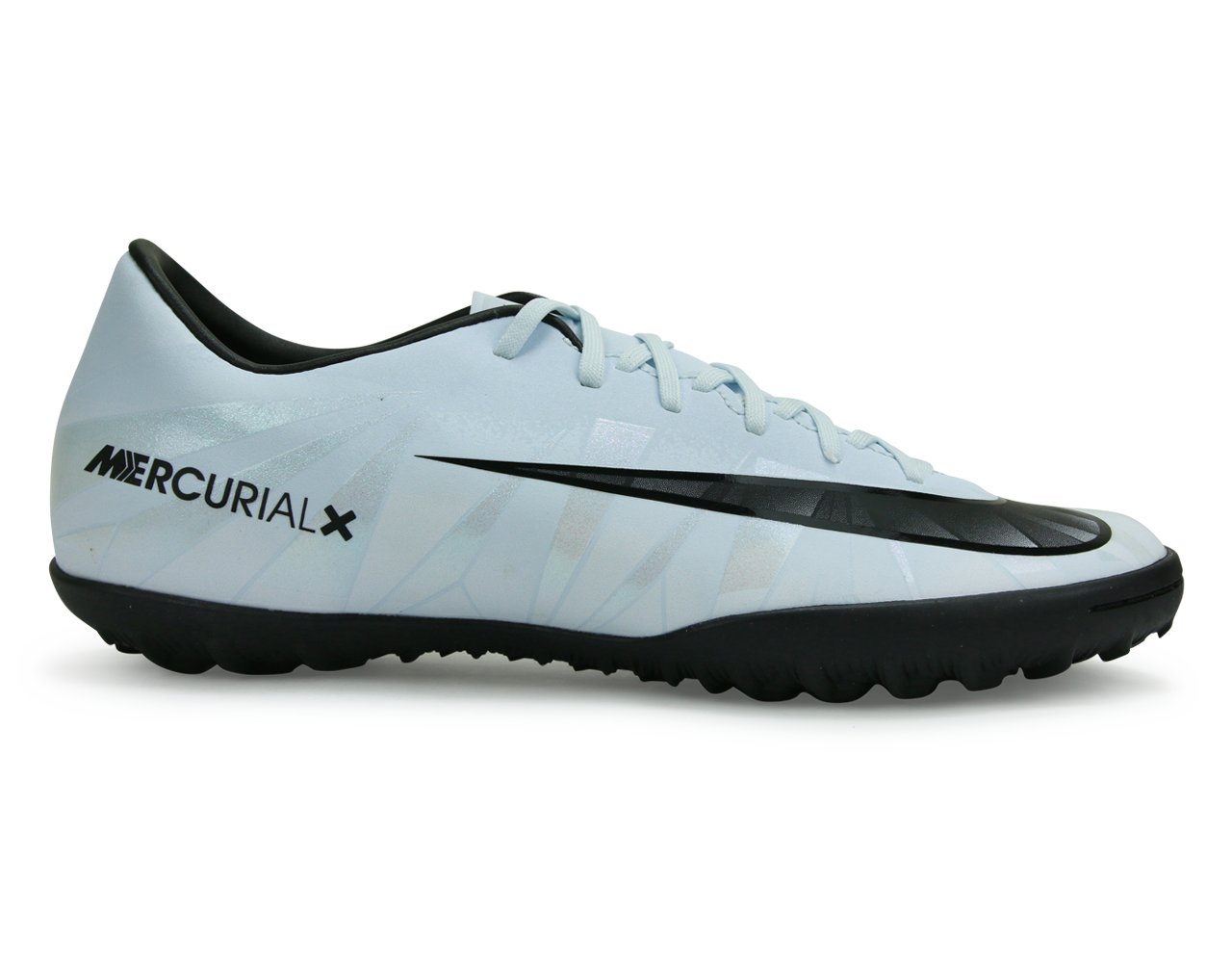 Nike Men's Mercurial Victory VI CR7 Turf Soccer Shoes Blue Tint/Black/White