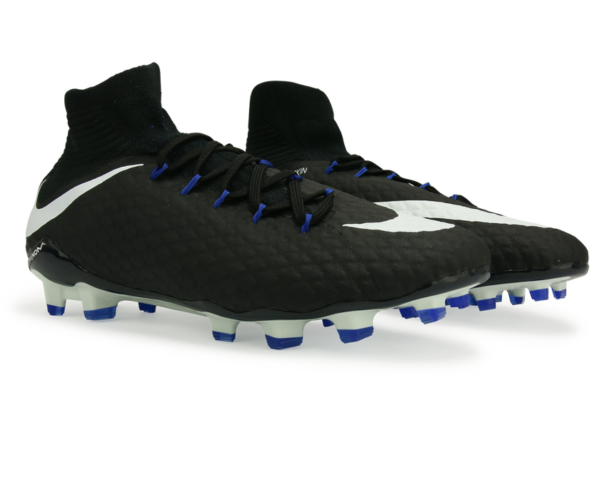 Nike Men's Hypervenom Phatal III Dynamic Fit FG Black/White/Game Royal