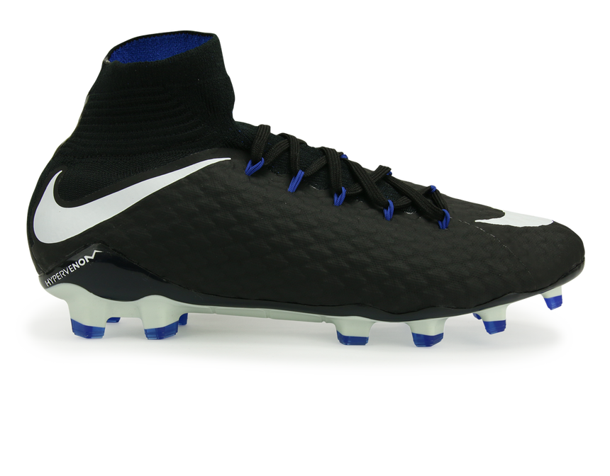 Nike Men's Hypervenom Phatal III Dynamic Fit FG Black/White/Game Royal