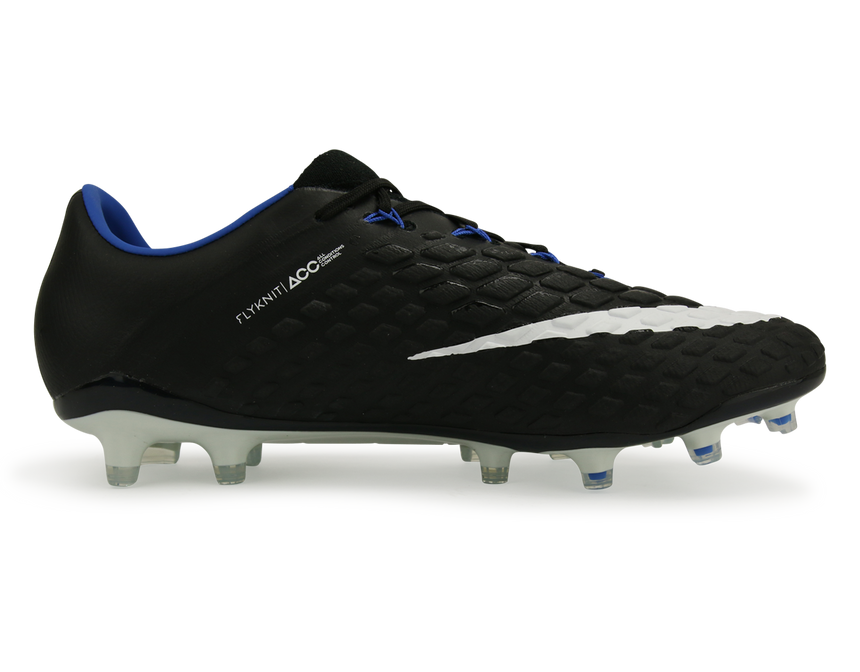Nike Men's Hypervenom Phantom III FG Black/White/Game Royal