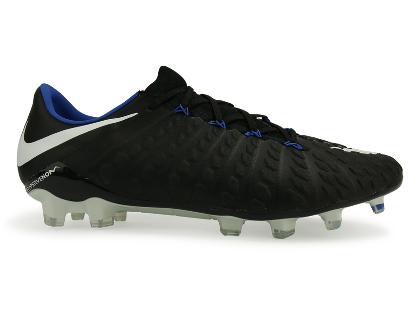 Nike Men's Hypervenom Phantom III FG Black/White/Game Royal