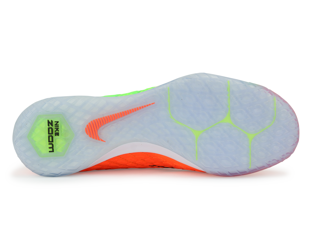 Nike Men's HypervenomX Proximo II Dynamic Fit Indoor Soccer Shoes Electric Green/Black/Hyper Orange