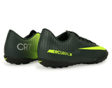 Nike Kids MercurialX Victory VI CR7 Turf Soccer Shoes Seaweed/Volt/Hasta/White