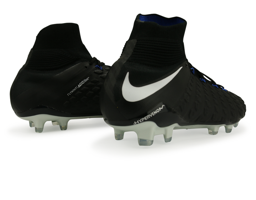 Nike Men's Hypervenom Phantom III Dynamic Fit FG Black/White/Game Royal