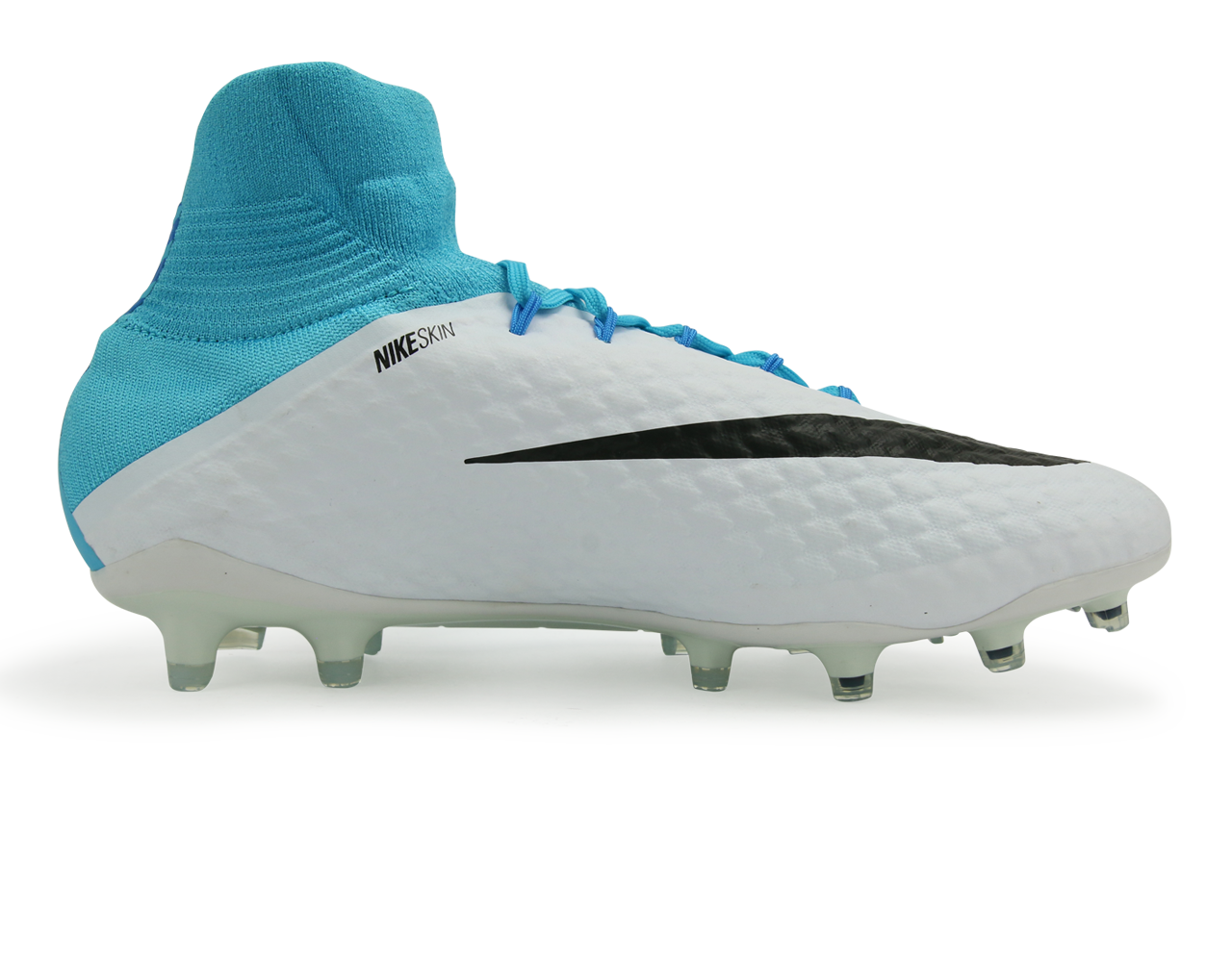 Nike Men s Hypervenom Phatal III Dynamic Fit FG White Blue Photo Blue Azteca Soccer