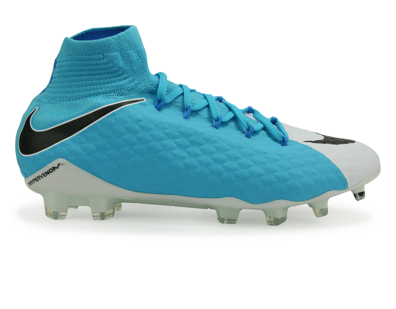 aniversario cielo muy Nike Men's Hypervenom Phatal III Dynamic Fit FG White/Blue/Photo Blue –  Azteca Soccer