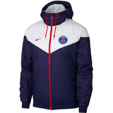 Nike Men's Paris Saint-Germain Windrunner Jacket Loyal Blue/White Platinum/Challenge Red